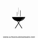 Grill Coloring Pages  Ultra sketch template