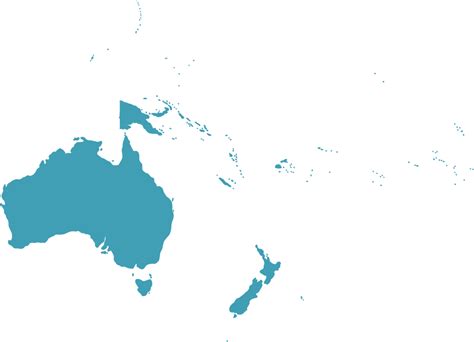 doodle freehand drawing of oceania countries map. 17745354 PNG