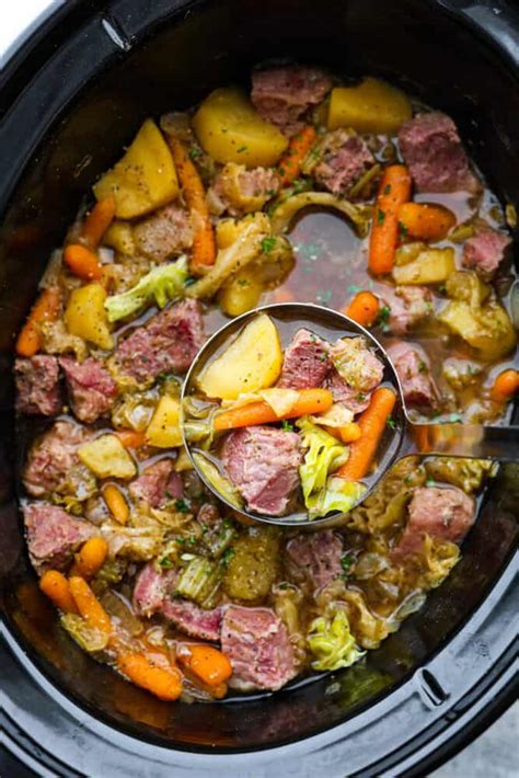 Slow Cooker Corned Beef and Cabbage Stew