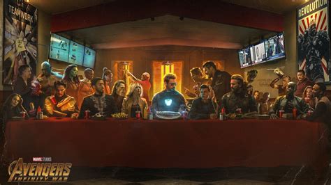 1920x1080 Resolution Stan Lee With Avengers Infinity War Superheros ...