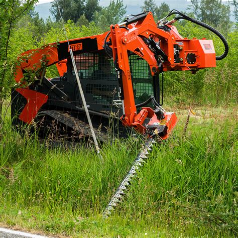 Eterra Razor 5' Boom Mounted Sickle Mower Attachment | Skid Steer Solutions