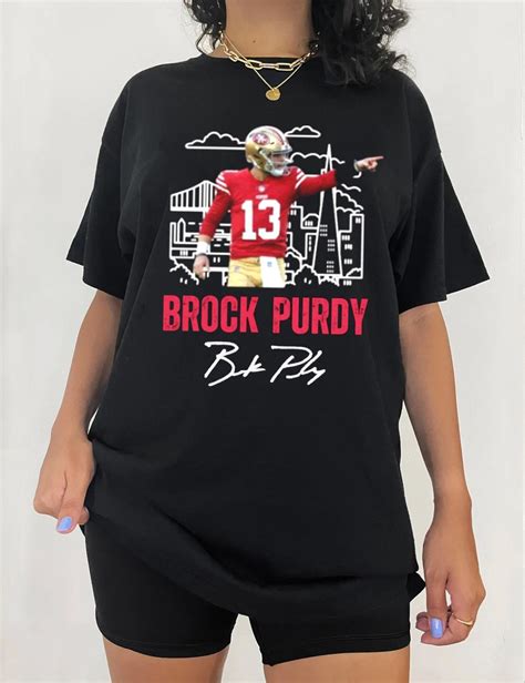 Brock Purdy Jersey Tshirt Brock Purdy Signaturetee Player - Etsy