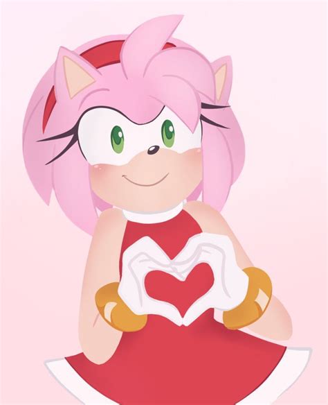 Amy Loves You by AJ-illustrated #amyrose #sonic #sega #amyrosethehedgehog #sonicthehedgehog # ...