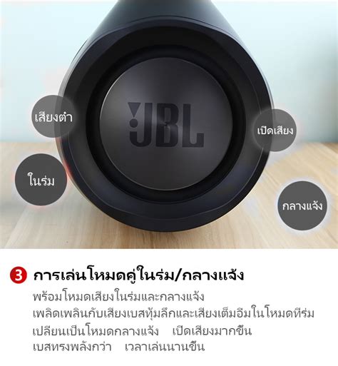 ลำโพงบลูทูธJBL Boombox Wireless Bluetooth Speaker ฟรีสายชาร์จ ลำโพงบรูทูธกันน้ำ ลำโพงกลางแจ้ง ...