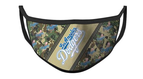 MLB Los Angeles Dodgers Baseball Military Camo Patterns For Fans Cool Face Masks Face Cover ...