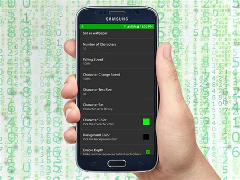 Digital Matrix Code Rain Live Wallpaper APK for Android Download