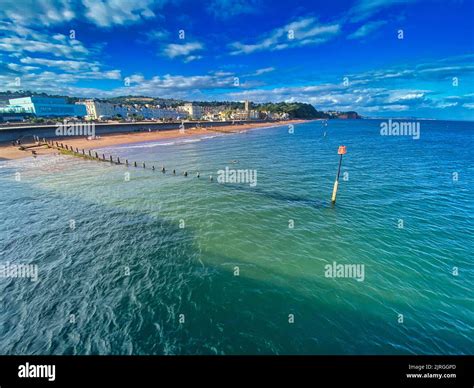 Teignmouth Beach in South Devon Stock Photo - Alamy