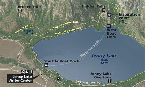 map of Jenny Lake campground, Grand Teton National Park – Mary Donahue