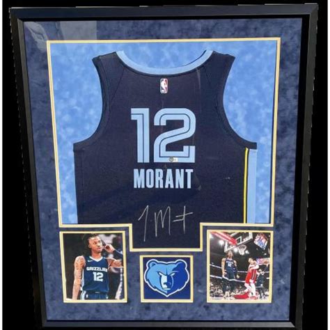 Ja Morant Signed Custom Framed Jersey Display (Beckett) | Pristine Auction