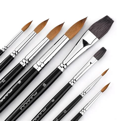 Sable Watercolor Brush Set Kolinsky Watercolor Paint India | Ubuy