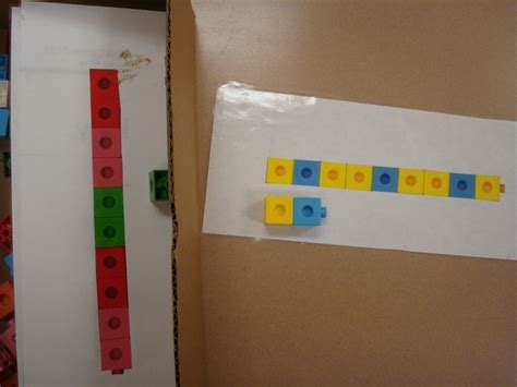 Copy a pattern using linking cubes