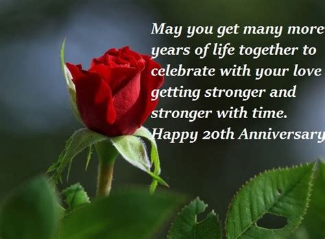 20th Wedding Anniversary Wishes and Quotes