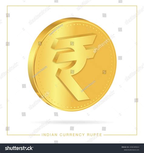 Indian Currency Symbol Coin Rupee Symbol Stock Vector (Royalty Free ...