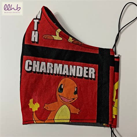 Face Mask - Pokemon Charmander Eevee