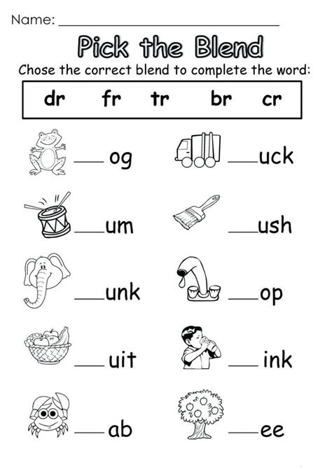 Kindergarten English Worksheets - Best Coloring Pages For Kids | Kindergarten phonics worksheets ...