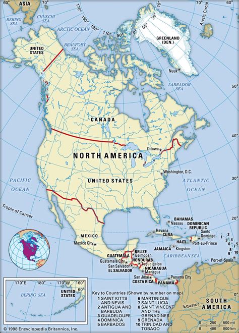 North America | Countries, Regions, Map, Geography, & Facts | Britannica