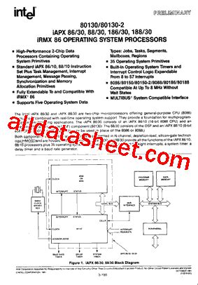 8088 Datasheet(PDF) - Intel Corporation