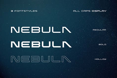 Nebula Futuristic Font