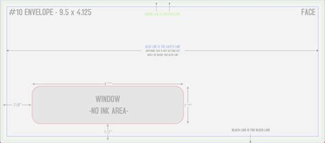 10 Window Envelope Template