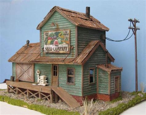 SEED COMPANY ~ Model Train Building ~HO Scale | Model trains, Miniature ...