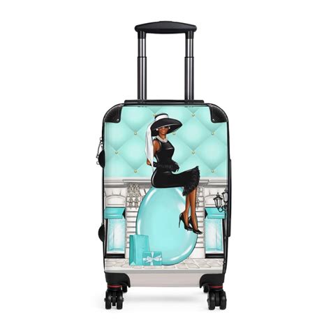 Black Woman Suitcase, African American Compact Carry On, Melanin Woman ...