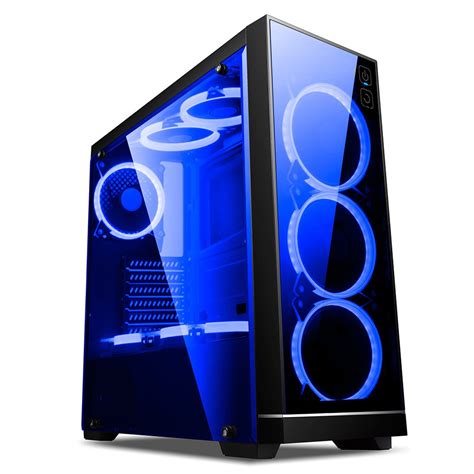 Buy GOLDEN FIELD - Z3 Windowed Mid-Tower ATX/M-ATX/ITX PC Gaming Computer Case With Touch Panel ...