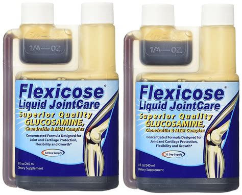 Flexicose Liquid JointCare for Arthritis and Joint Pain Relief 8 oz (Pack of 2) - Walmart.com
