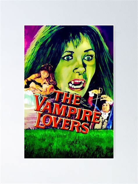 "The Vampire Lovers Movie Poster" Poster for Sale by PeacefulRiver | Redbubble