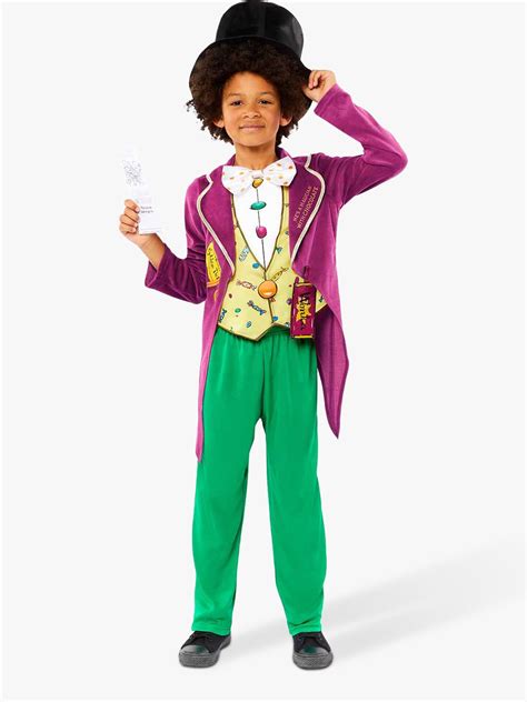 Charlie and the Chocolate Factory Willy Wonka Costume at John Lewis ...