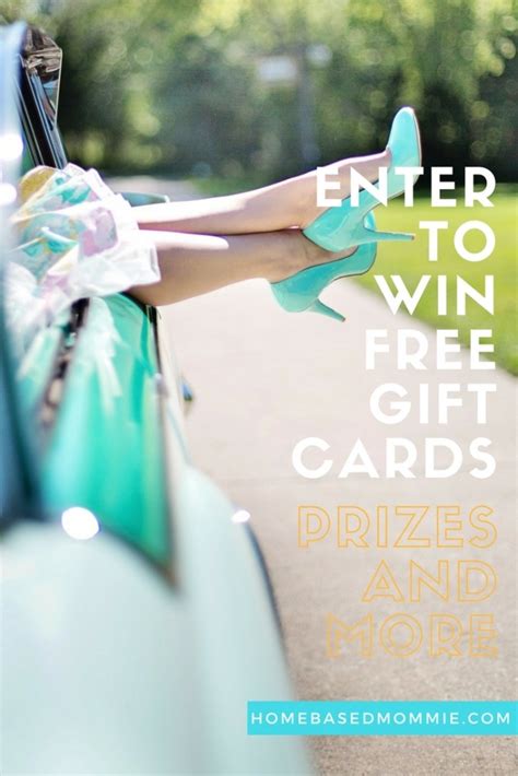 Enter to win Free Gift Cards, Prizes and More - HomebasedMommie