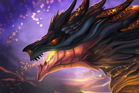 Magma Dragon by TsaoShin on DeviantArt