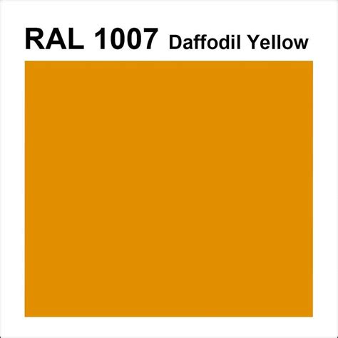 RAL 1007 Daffodil Yellow Polyester Pigment