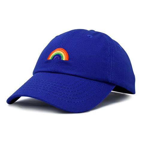 DALIX Rainbow Baseball Cap Womens Hats Cute Hat Soft Cotton Caps in ...