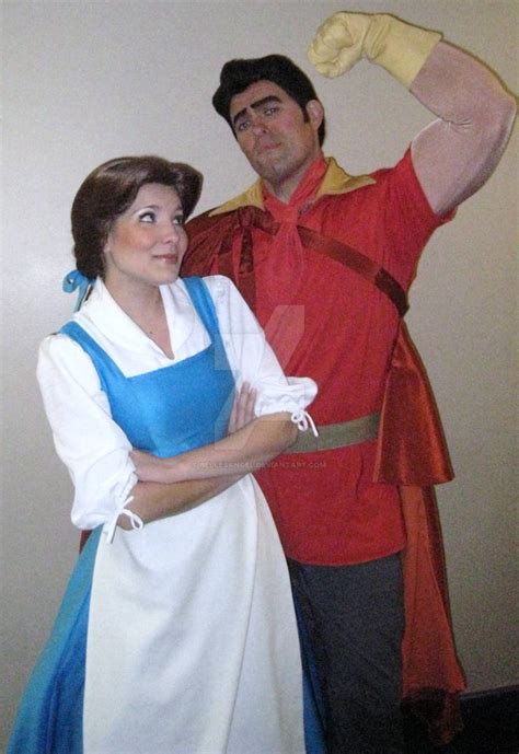 Belle and Gaston by BellesAngel on DeviantArt