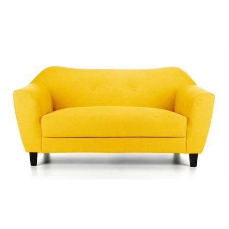 Calibri 2 Seater Sofa in Yellow | Retro sofa, Fabric sofa, Gold sofa