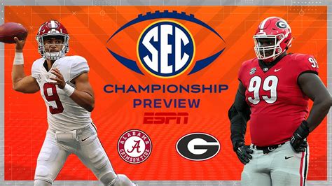 Georgia Bulldogs vs. Alabama Crimson Tide | SEC Championship Preview