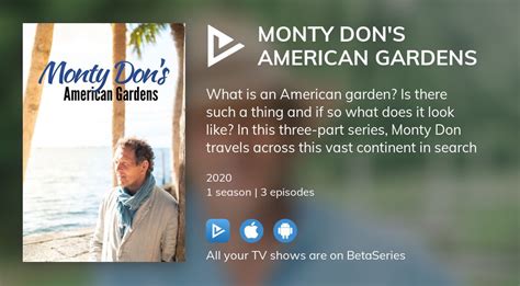 Watch Monty Don's American Gardens streaming | BetaSeries.com