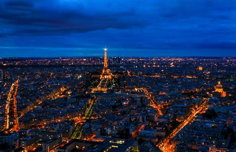 Paris Night Skyline | David Curry | Flickr