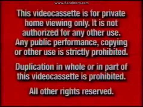 Bloody Red Disney FBI Warning Screens (Late 2004) - YouTube