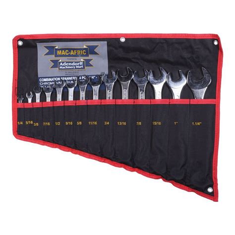 14 Pieces Imperial Combination Polished Spanner Set | Shop Today. Get it Tomorrow! | takealot.com