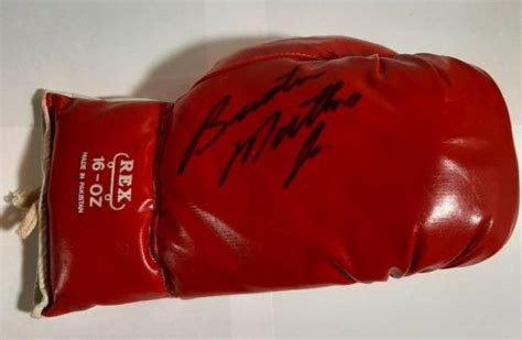 Mathis, Buster Jr. Autographed Boxing Glove | RK Sports Promotions