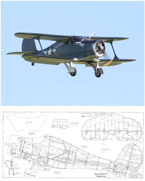 Beechcraft D-17 Staggerwing {1/4.4} – Plans (NZ) | Laser Cut Kits Australia