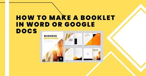 How to Make a Booklet in Word or Google Docs