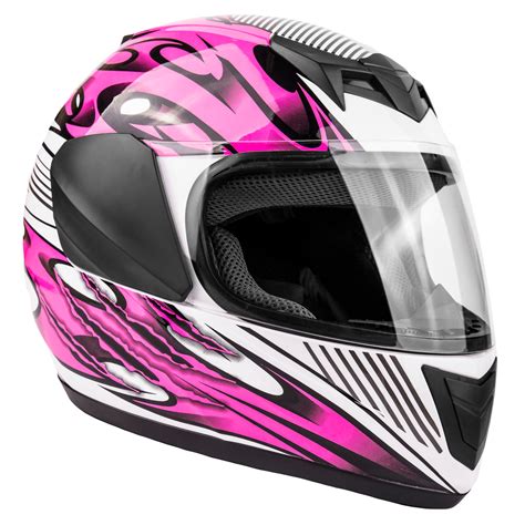 Youth/Kids Pink Helmet, Full Face Motorcycle Helmet | Typhoon Helmets