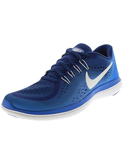 Nike - Nike Men's Flex 2017 Rn Gym Blue / White - Photo Ankle-High Running Shoe 8.5M - Walmart ...