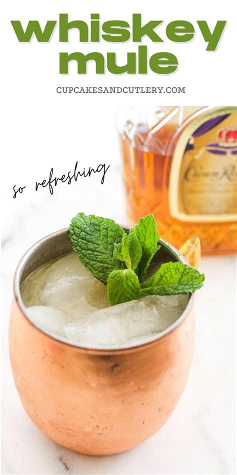 Make a Canadian Mule! This easy and refreshing Whiskey Mule recipe is ...