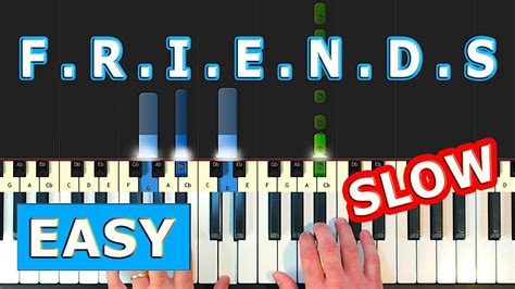 FRIENDS THEME - SLOW EASY Piano Tutorial - YouTube