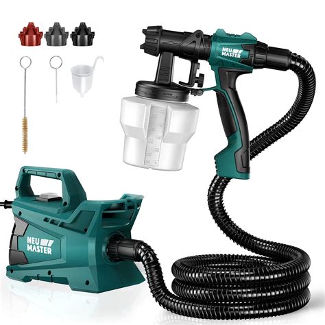 Paint Sprayer, NEU MASTER 600W HVLP Electric Spray Paint Gun with 6FT ...