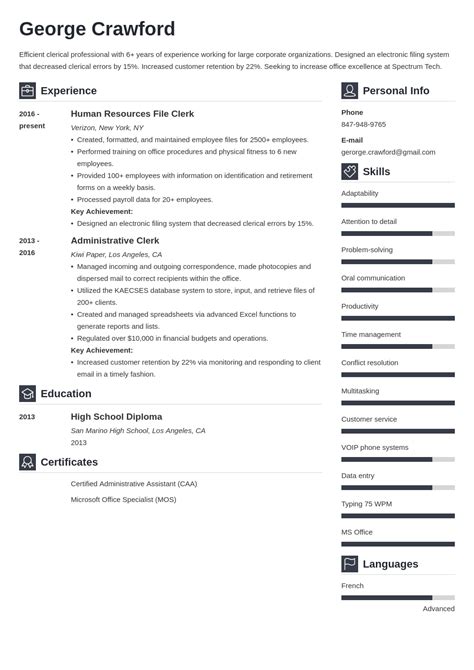 Clerical Resume: Examples & Writing Guide [20+ Tips]