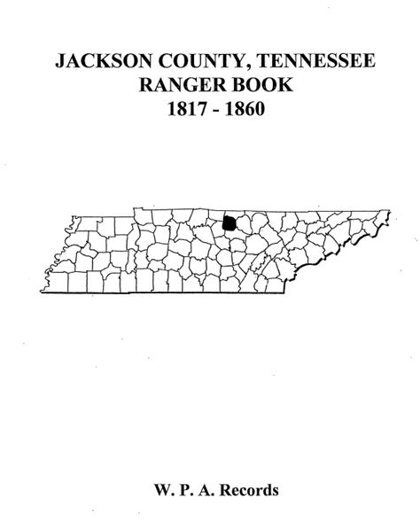 Jackson County, Tennessee Ranger Book 1817-1860 - Mountain Press and ...